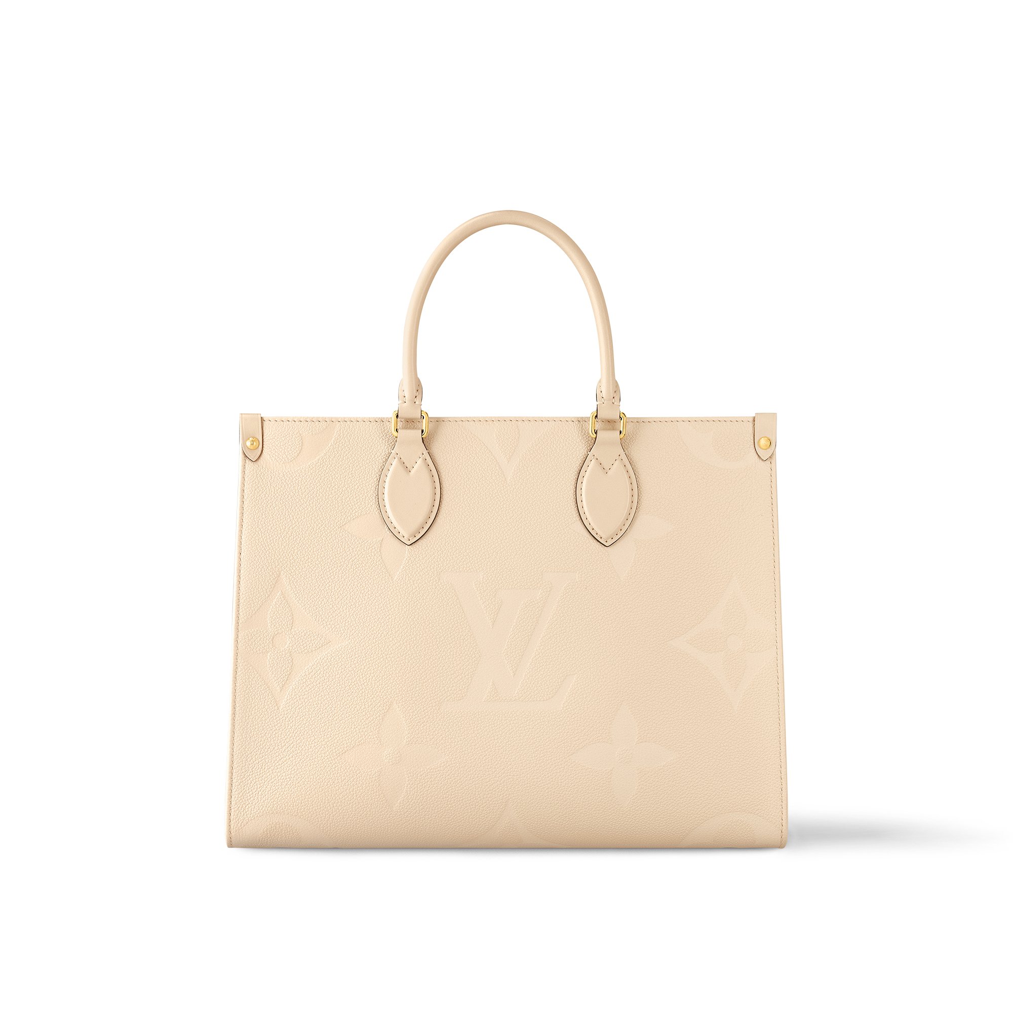 Louis vuitton leather deals tote bag